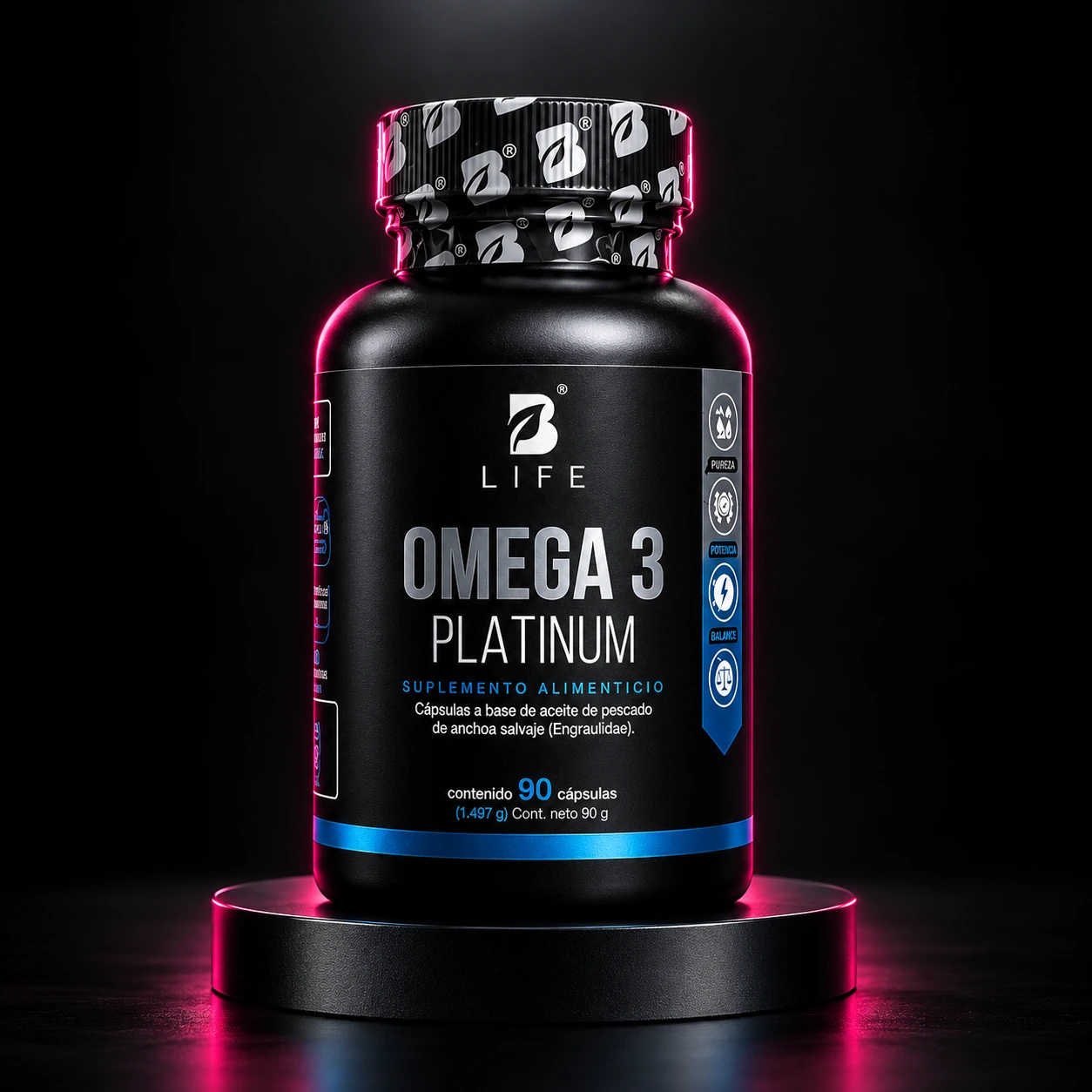 B Life Platinum Omega 3 Platinum Aceite de Anchoa Salvaje