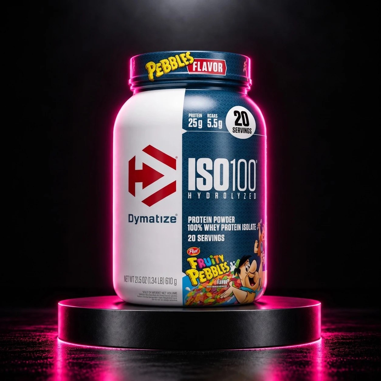 Dymatize ISO 100 100% Hydrolyzed Whey Protein - Fruity Pebbles